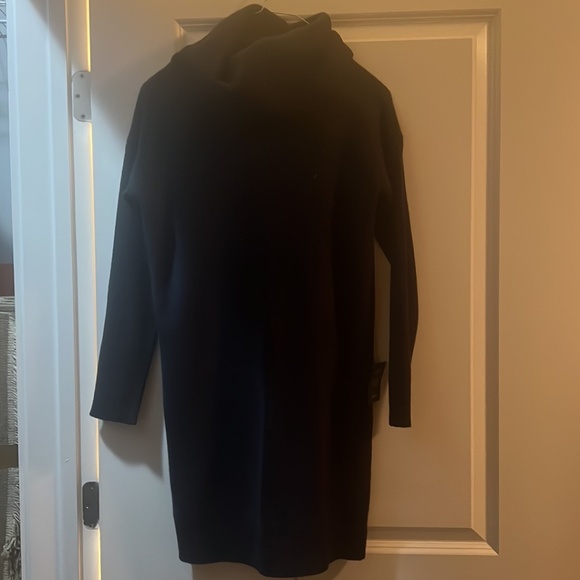 NEW Lulus Tea Reader Navy Blue Sweater Dress - Picture 6 of 6